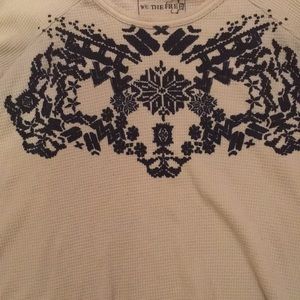 Free People rockabilly thermal top S